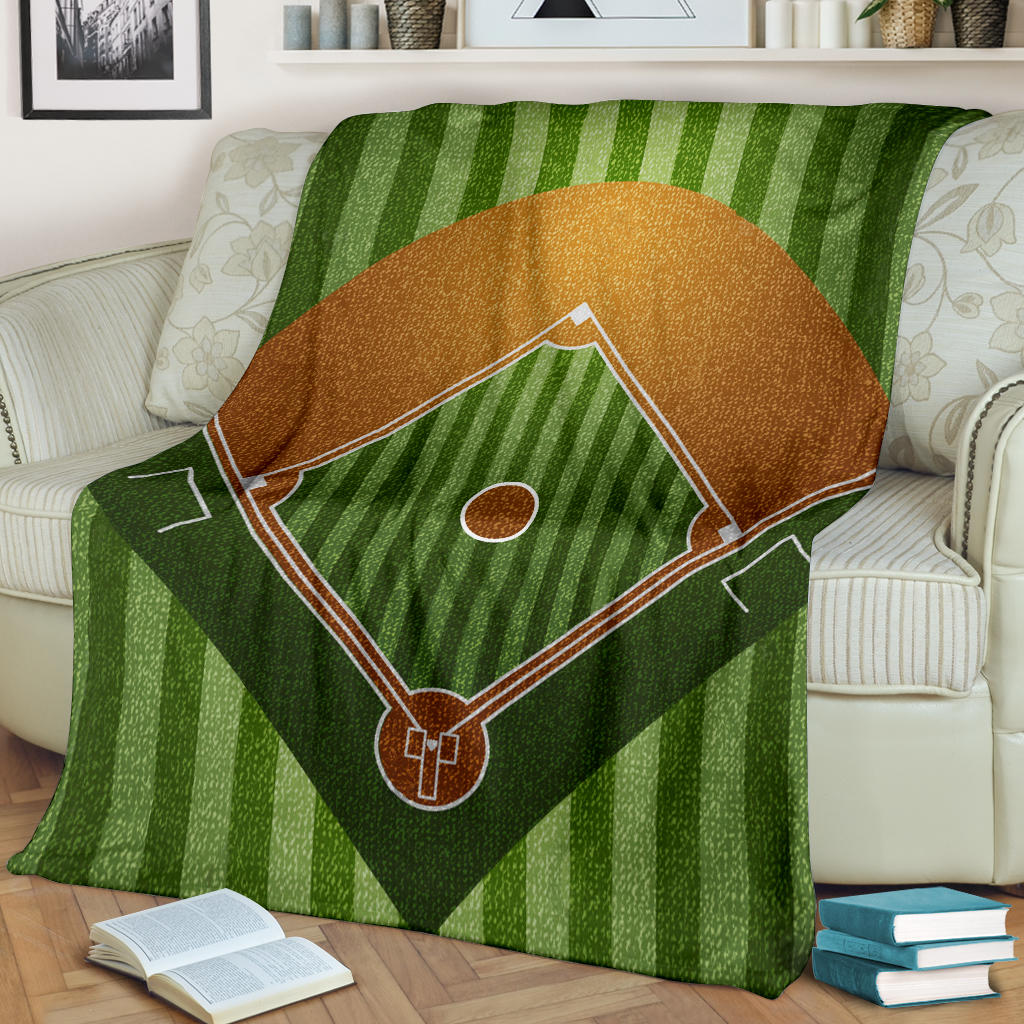 Ohaprints-Fleece-Sherpa-Blanket-Baseball-Gift-For-Son-Boy-Soft-Throw-Blanket-1492-Fleece Blanket