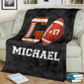 Ohaprints-Fleece-Sherpa-Blanket-American-Football-Gift-For-Son-Boy-Men-Custom-Personalized-Name-Number-Soft-Throw-Blanket-1395-Fleece Blanket