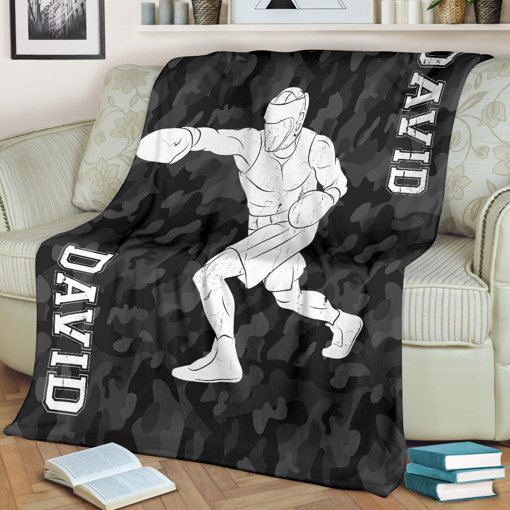 Ohaprints-Fleece-Sherpa-Blanket-Boxing-Player-Camo-Gift-For-Fan-Lovers-Custom-Personalized-Name-Soft-Throw-Blanket-1876-Fleece Blanket