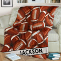 Ohaprints-Fleece-Sherpa-Blanket-American-Football-Gift-For-Son-Boy-Men-Custom-Personalized-Name-Soft-Throw-Blanket-1369-Fleece Blanket