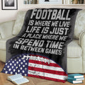 Ohaprints-Fleece-Sherpa-Blanket-American-Football-Gift-For-Son-Boy-Men-Soft-Throw-Blanket-1546-Fleece Blanket