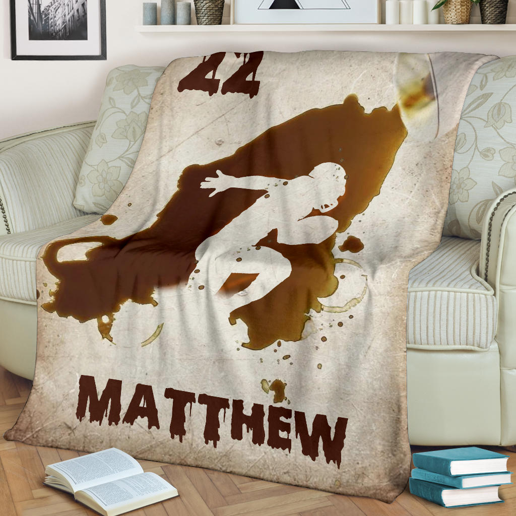 Ohaprints-Fleece-Sherpa-Blanket-American-Football-Gift-For-Son-Boy-Men-Custom-Personalized-Name-Number-Soft-Throw-Blanket-1315-Fleece Blanket