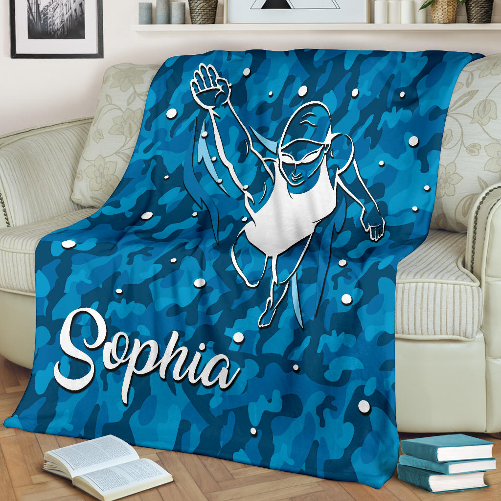 Ohaprints-Fleece-Sherpa-Blanket-Swimming-Swim-Girl-Player-This-Is-My-Passion-Custom-Personalized-Name-Soft-Throw-Blanket-1804-Fleece Blanket