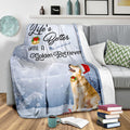 Ohaprints-Fleece-Sherpa-Blanket-Life-Is-Better-Golden-Retriever-Gift-For-Dog-Lovers-Soft-Throw-Blanket-1753-Sherpa Blanket