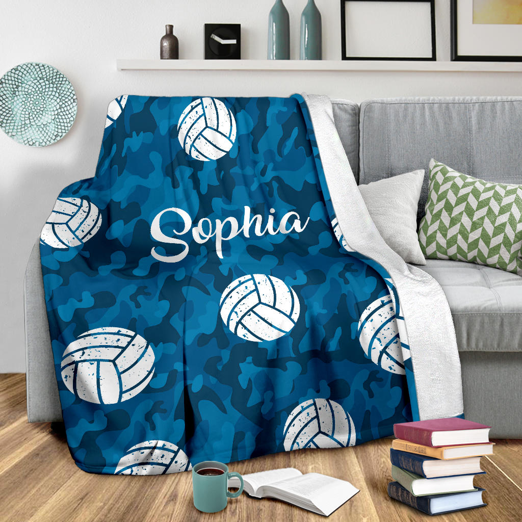 Ohaprints-Fleece-Sherpa-Blanket-Volleyball-Gift-For-Daughter-Girl-Custom-Personalized-Name-Soft-Throw-Blanket-1862-Sherpa Blanket