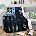 Ohaprints-Fleece-Sherpa-Blanket-American-Football-Gift-For-Son-Boy-Men-Custom-Personalized-Name-Number-Soft-Throw-Blanket-1296-Sherpa Blanket