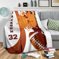 Ohaprints-Fleece-Sherpa-Blanket-American-Football-Gift-For-Son-Boy-Men-Custom-Personalized-Name-Number-Soft-Throw-Blanket-1381-Sherpa Blanket