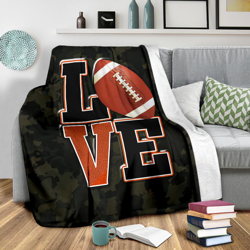 Ohaprints-Fleece-Sherpa-Blanket-American-Football-Gift-For-Son-Boy-Men-Soft-Throw-Blanket-1556-Sherpa Blanket