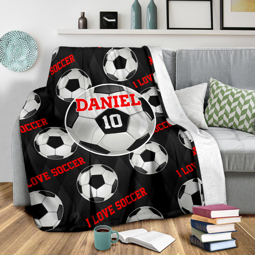 Ohaprints-Fleece-Sherpa-Blanket-Soccer-I-Love-Soccer-Make-Them-Special-Lover-Gift-Custom-Personalized-Name-Number-Soft-Throw-Blanket-1516-Sherpa Blanket