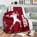 Ohaprints-Fleece-Sherpa-Blanket-American-Football-Gift-For-Son-Boy-Men-Custom-Personalized-Name-Number-Soft-Throw-Blanket-1366-Sherpa Blanket
