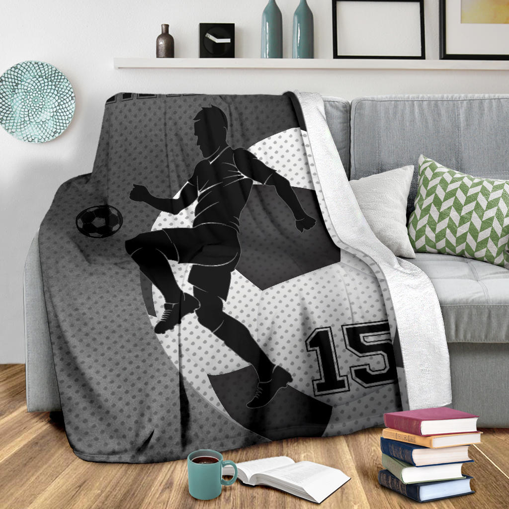 Ohaprints-Fleece-Sherpa-Blanket-Soccer-Player-Gift-For-Fan-Lovers-Custom-Personalized-Name-Number-Soft-Throw-Blanket-1233-Sherpa Blanket