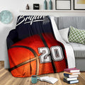 Ohaprints-Fleece-Sherpa-Blanket-Basketball-Gift-For-Son-Boy-Men-Custom-Personalized-Name-Number-Soft-Throw-Blanket-1416-Sherpa Blanket