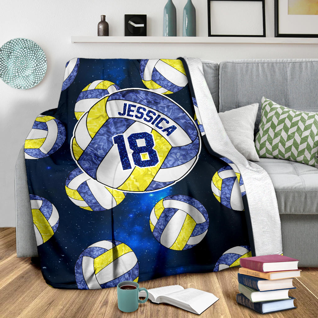 Ohaprints-Fleece-Sherpa-Blanket-Volleyball-Gift-For-Daughter-Girl-Custom-Personalized-Name-Number-Soft-Throw-Blanket-1262-Sherpa Blanket