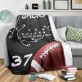 Ohaprints-Fleece-Sherpa-Blanket-American-Football-Gift-For-Son-Boy-Men-Custom-Personalized-Name-Number-Soft-Throw-Blanket-1371-Sherpa Blanket