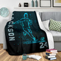 Ohaprints-Fleece-Sherpa-Blanket-Soccer-Black-Color-Make-Them-Special-Custom-Personalized-Name-Number-Soft-Throw-Blanket-1237-Sherpa Blanket