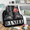 Ohaprints-Fleece-Sherpa-Blanket-America-Us-Army-Veteran-Gift-For-Soldier-Boots-And-Dog-Black-Custom-Personalized-Name-Soft-Throw-Blanket-1620-Sherpa Blanket