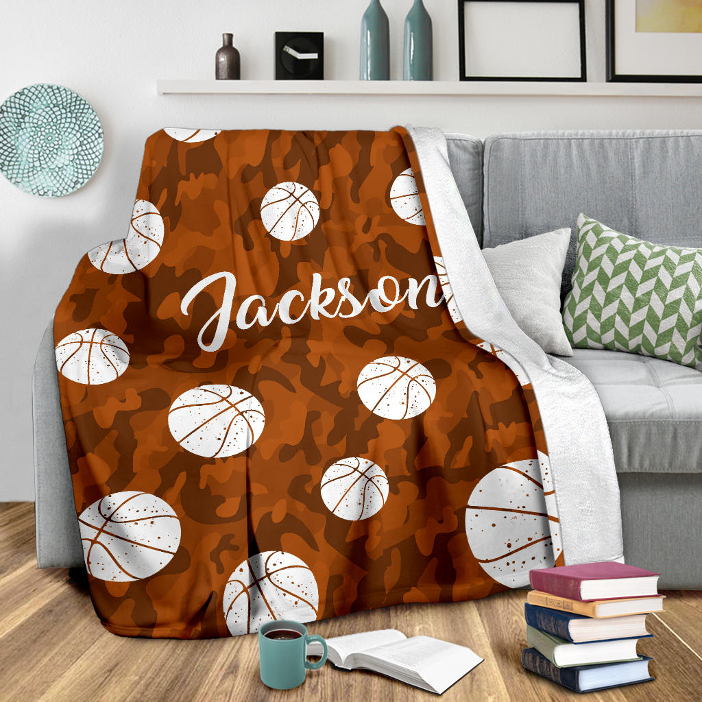 Ohaprints-Fleece-Sherpa-Blanket-Basketball-Gift-For-Son-Boy-Men-Custom-Personalized-Name-Number-Soft-Throw-Blanket-1608-Sherpa Blanket