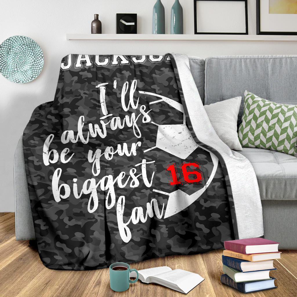 Ohaprints-Fleece-Sherpa-Blanket-Soccer-I-Always-Your-Biggest-Fan-Custom-Personalized-Name-Number-Soft-Throw-Blanket-1272-Sherpa Blanket