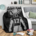 Ohaprints-Fleece-Sherpa-Blanket-American-Football-Gift-For-Son-Boy-Men-Custom-Personalized-Name-Number-Soft-Throw-Blanket-1306-Sherpa Blanket