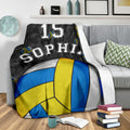 Ohaprints-Fleece-Sherpa-Blanket-Volleyball-Gift-For-Daughter-Girl-Custom-Personalized-Name-Number-Soft-Throw-Blanket-1235-Sherpa Blanket