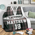 Ohaprints-Fleece-Sherpa-Blanket-Lacrosse-Checkered-Background-Perfect-Gift-Custom-Personalized-Name-Number-Soft-Throw-Blanket-1698-Sherpa Blanket