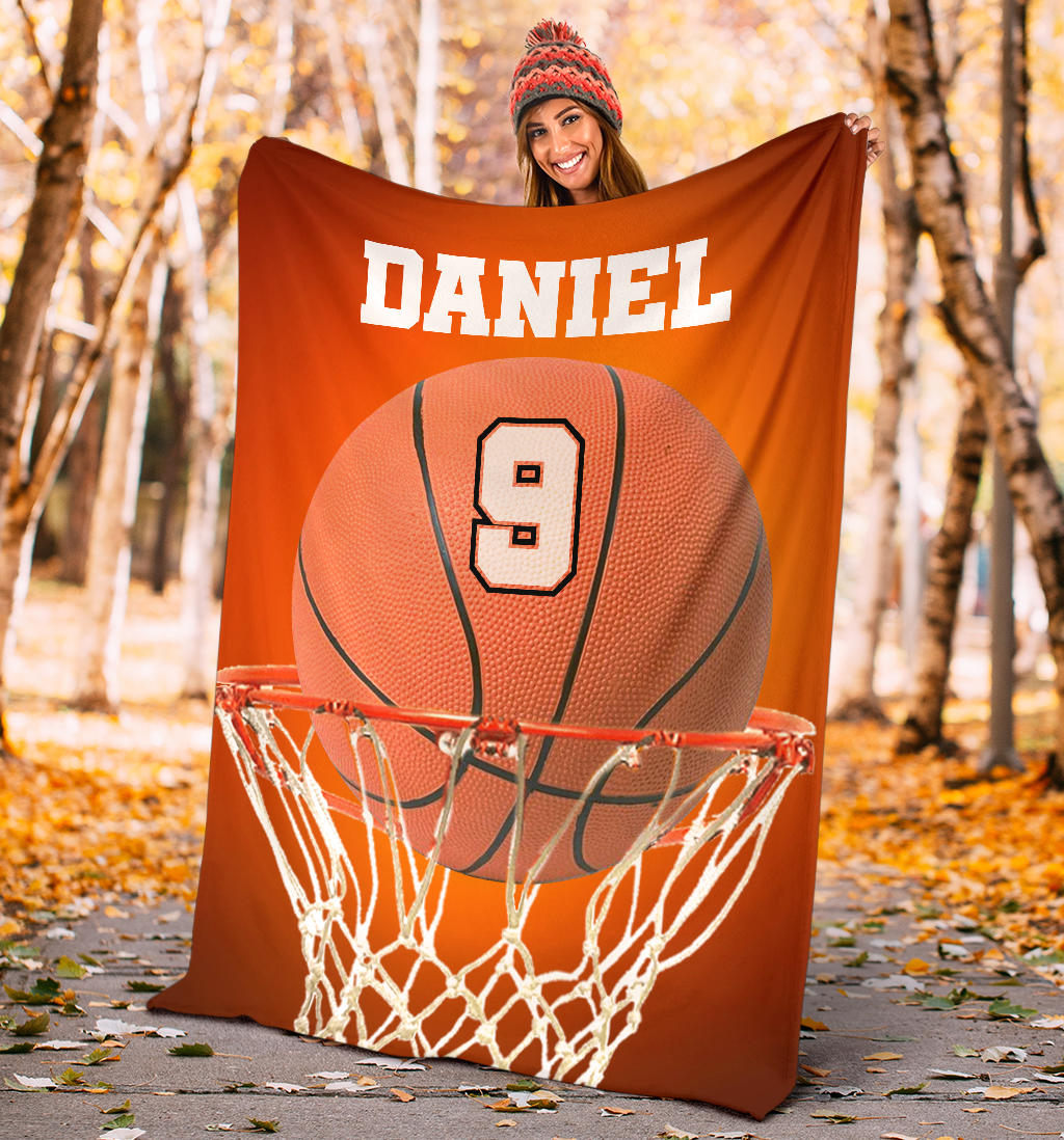 Ohaprints-Fleece-Sherpa-Blanket-Basketball-Gift-For-Son-Boy-Men-Custom-Personalized-Name-Number-Soft-Throw-Blanket-1712-Sherpa Blanket