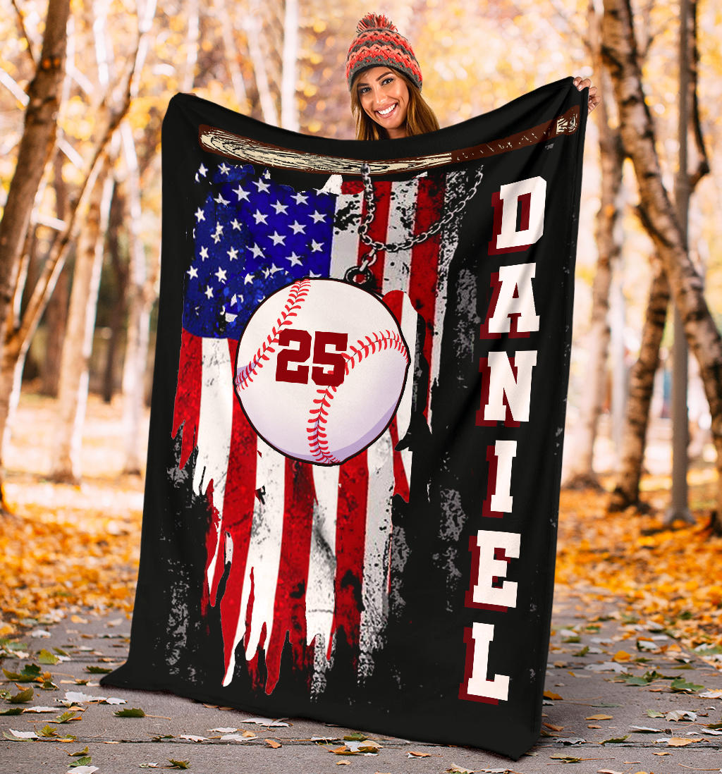 Ohaprints-Fleece-Sherpa-Blanket-Baseball-Gift-For-Son-Boy-Custom-Personalized-Name-Number-Soft-Throw-Blanket-1445-Sherpa Blanket