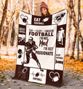 Ohaprints-Fleece-Sherpa-Blanket-American-Football-Gift-For-Son-Boy-Men-Soft-Throw-Blanket-1545-Sherpa Blanket