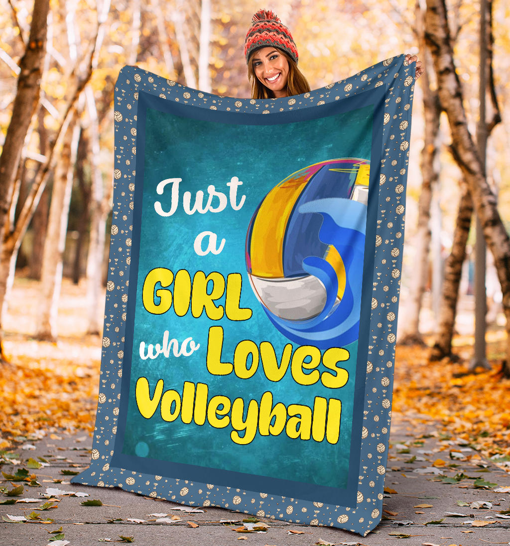 Ohaprints-Fleece-Sherpa-Blanket-Volleyball-Gift-For-Daughter-Girl-Soft-Throw-Blanket-1646-Sherpa Blanket