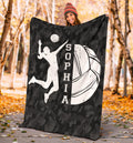 Ohaprints-Fleece-Sherpa-Blanket-Volleyball-Gift-For-Daughter-Girl-Custom-Personalized-Name-Number-Soft-Throw-Blanket-1413-Sherpa Blanket