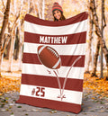 Ohaprints-Fleece-Sherpa-Blanket-American-Football-Gift-For-Son-Boy-Men-Custom-Personalized-Name-Number-Soft-Throw-Blanket-1285-Sherpa Blanket