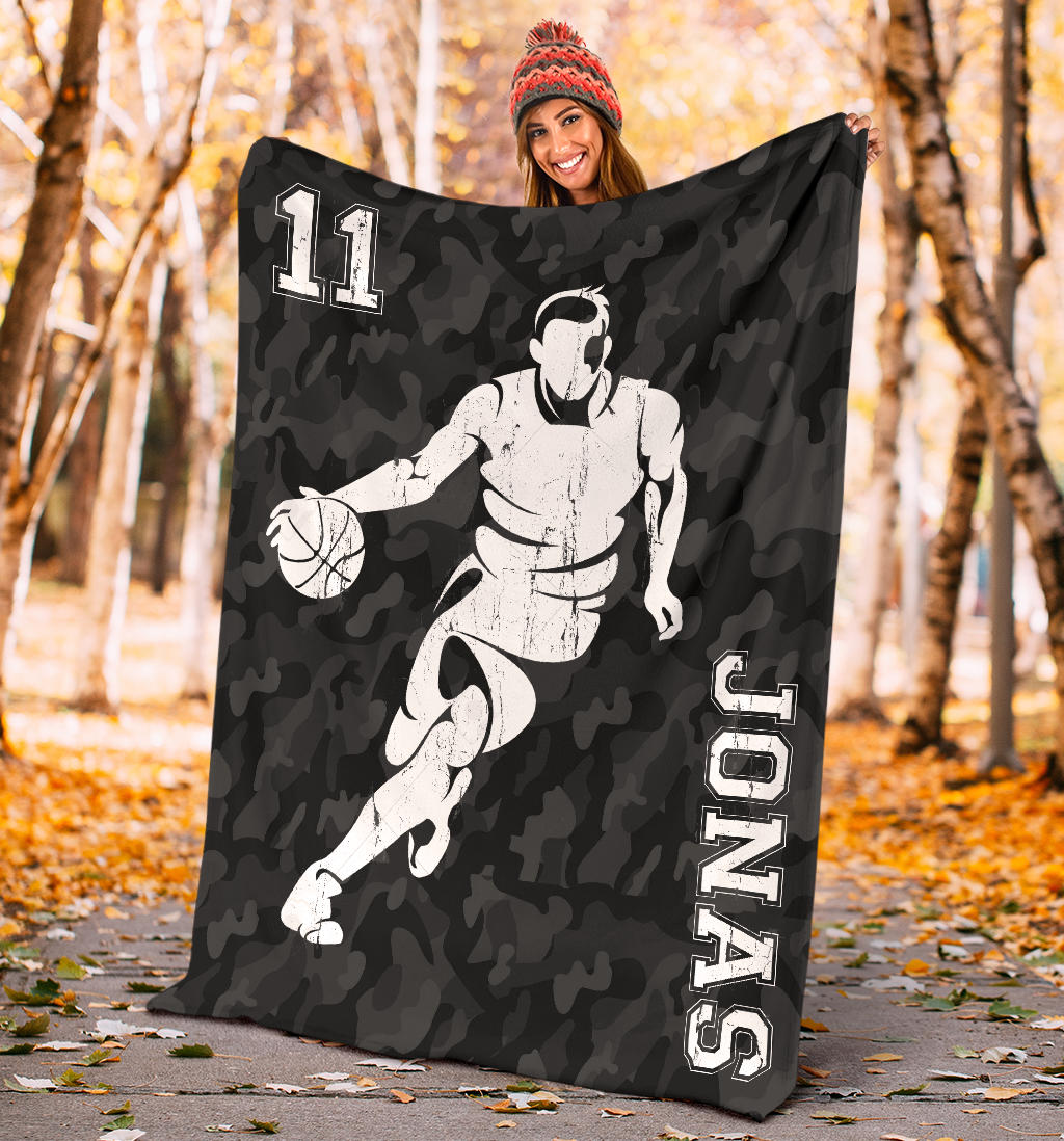 Ohaprints-Fleece-Sherpa-Blanket-Basketball-Gift-For-Son-Boy-Men-Custom-Personalized-Name-Number-Soft-Throw-Blanket-1763-Sherpa Blanket