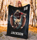 Ohaprints-Fleece-Sherpa-Blanket-American-Football-Gift-For-Son-Boy-Men-Custom-Personalized-Name-Number-Soft-Throw-Blanket-1891-Sherpa Blanket