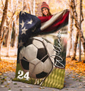 Ohaprints-Fleece-Sherpa-Blanket-Soccer-Flag-Usa-Goal-Custom-Personalized-Name-Number-Soft-Throw-Blanket-1260-Sherpa Blanket