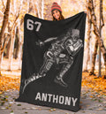 Ohaprints-Fleece-Sherpa-Blanket-American-Football-Gift-For-Son-Boy-Men-Custom-Personalized-Name-Number-Soft-Throw-Blanket-1334-Sherpa Blanket