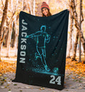 Ohaprints-Fleece-Sherpa-Blanket-Soccer-Black-Color-Make-Them-Special-Custom-Personalized-Name-Number-Soft-Throw-Blanket-1237-Sherpa Blanket