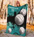 Ohaprints-Fleece-Sherpa-Blanket-Volleyball-Gift-For-Daughter-Girl-Custom-Personalized-Name-Number-Soft-Throw-Blanket-1177-Sherpa Blanket