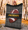 Ohaprints-Fleece-Sherpa-Blanket-American-Football-Gift-For-Son-Boy-Men-Custom-Personalized-Name-Soft-Throw-Blanket-1288-Sherpa Blanket