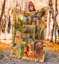 Ohaprints-Fleece-Sherpa-Blanket-Animal-Pet-Lover-Golden-Retriver-Puppy-Dog-Mom-Golden-Retriever-Picture-Soft-Throw-Blanket-1581-Sherpa Blanket