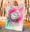 Ohaprints-Fleece-Sherpa-Blanket-Volleyball-Gift-For-Daughter-Girl-Custom-Personalized-Name-Soft-Throw-Blanket-1169-Sherpa Blanket