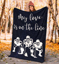 Ohaprints-Fleece-Sherpa-Blanket-American-Football-Gift-For-Son-Boy-Men-Soft-Throw-Blanket-1557-Sherpa Blanket