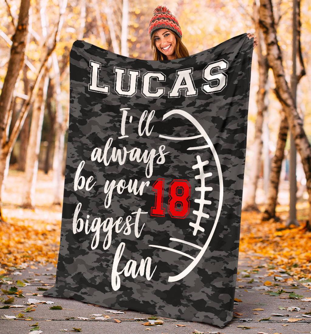 Ohaprints-Fleece-Sherpa-Blanket-American-Football-Gift-For-Son-Boy-Men-Custom-Personalized-Name-Number-Soft-Throw-Blanket-1298-Sherpa Blanket