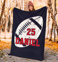 Ohaprints-Fleece-Sherpa-Blanket-American-Football-Gift-For-Son-Boy-Men-Custom-Personalized-Name-Number-Soft-Throw-Blanket-1927-Sherpa Blanket