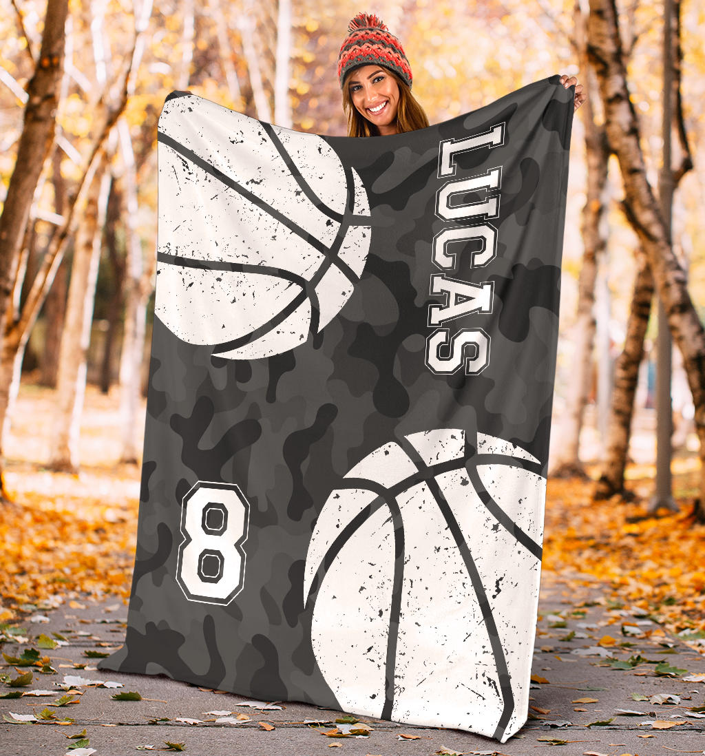 Ohaprints-Fleece-Sherpa-Blanket-Basketball-Gift-For-Son-Boy-Men-Custom-Personalized-Name-Number-Soft-Throw-Blanket-1766-Sherpa Blanket