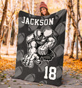 Ohaprints-Fleece-Sherpa-Blanket-American-Football-Gift-For-Son-Boy-Men-Custom-Personalized-Name-Number-Soft-Throw-Blanket-1383-Sherpa Blanket