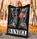 Ohaprints-Fleece-Sherpa-Blanket-America-Us-Army-Veteran-Gift-For-Soldier-Boots-And-Dog-Black-Custom-Personalized-Name-Soft-Throw-Blanket-1620-Sherpa Blanket