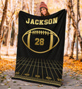 Ohaprints-Fleece-Sherpa-Blanket-American-Football-Gift-For-Son-Boy-Men-Custom-Personalized-Name-Number-Soft-Throw-Blanket-1356-Sherpa Blanket