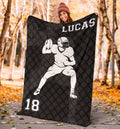 Ohaprints-Fleece-Sherpa-Blanket-American-Football-Gift-For-Son-Boy-Men-Custom-Personalized-Name-Number-Soft-Throw-Blanket-1389-Sherpa Blanket