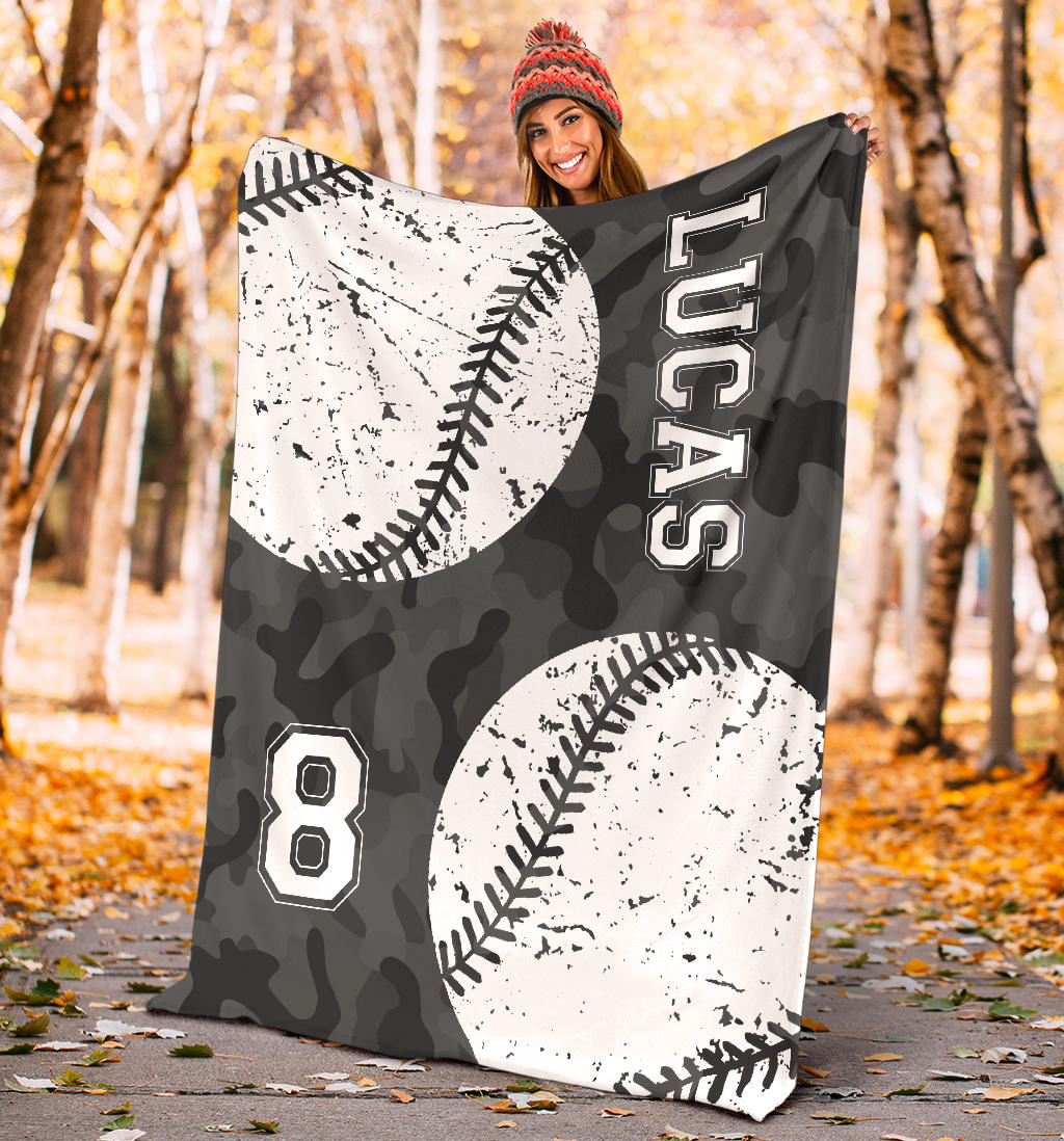 Ohaprints-Fleece-Sherpa-Blanket-Baseball-Gift-For-Son-Boy-Custom-Personalized-Name-Number-Soft-Throw-Blanket-1512-Sherpa Blanket