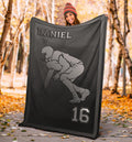 Ohaprints-Fleece-Sherpa-Blanket-American-Football-Gift-For-Son-Boy-Men-Custom-Personalized-Name-Number-Soft-Throw-Blanket-1340-Sherpa Blanket